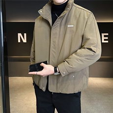 标50绒轻薄羽绒服男冬季2025新款立领潮牌外套A313-55802-P185，男装羽绒服，电商A313