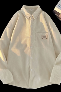 衬衫男秋季新款港风宽松长袖灯芯绒衬衣CS025-P38(现货）图片