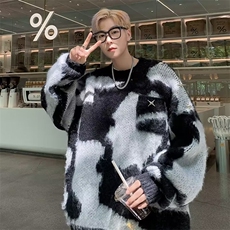 美式圆领毛衣男慵懒风休闲针织衫M5619P50，男装针织衫/毛衣，星座1116-2