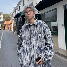 美式小香风棉服男秋冬潮牌格子加棉夹克衬衫百搭宽松棉衣JK2303，男装夹克，星座1116A-1（原606A）