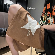 XZ616夏季新款麂皮绒星星刺绣休闲五分裤短裤TY826P45控55，男装休闲裤，星座512A（原616）