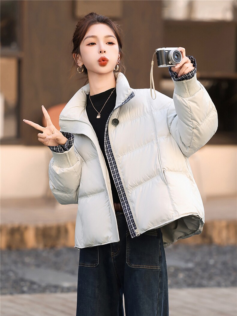 2025冬装新款时尚保暖优雅范羽绒服,女装羽绒服,鑫鑫格