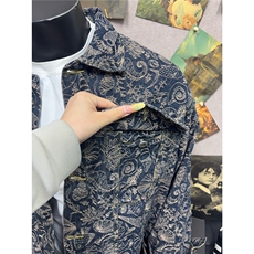 B221美式高街暗黑小众重工艺印花牛仔外套SY2536-特P70控118，男装工装外套，电商B221