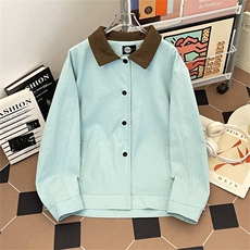 BK030-P852025年夹克男潮牌棒球服美式复古宽松全棉飞行员外套，男装夹克，电商C233
