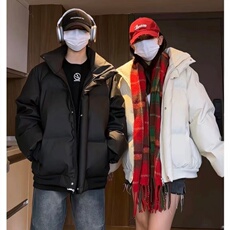 现货现货冬季立领加厚刺绣PU皮棉衣保暖棉服M530-P85，男装棉衣，星座1213