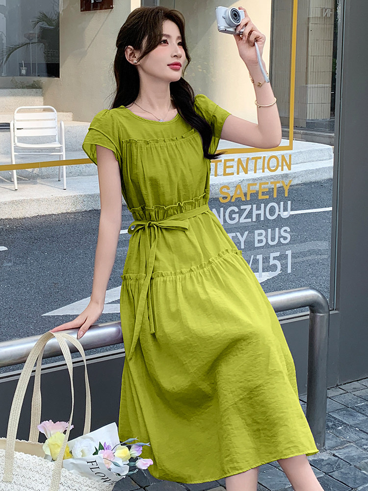 2026年夏季新款时尚潮流舒适飘逸大摆仙女多色连衣裙,女装连衣裙,心心服饰