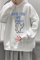 连帽卫衣男大码胖子帽衫大号运动服WY2411-P35，男装卫衣，电商A040