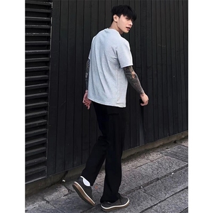 夏季美式cleanfit立褶微喇西裤男直筒垂坠感冰丝休闲裤K312-P35图片