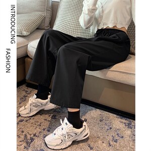 中性运动风2023新款休闲运动九分裤舒适直筒裤1216-特批：20，男装休闲裤，星座718-1