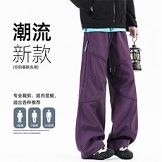 户外工装冲锋裤男2025秋季直筒宽松运动登山休闲长裤Z6910-P45，男装工装外套，星座610（原A335）