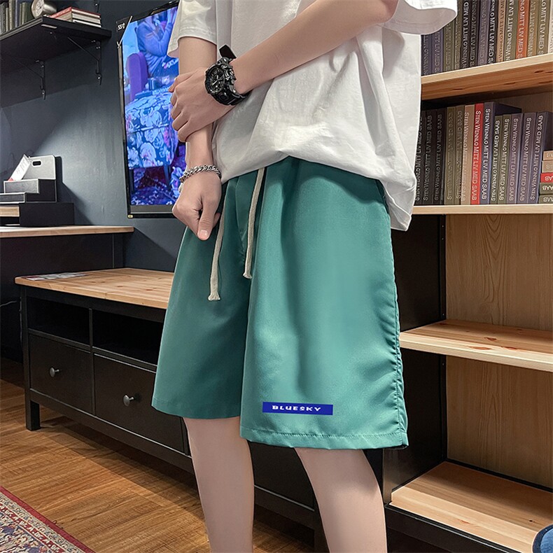 DK39202-P15港风休闲短裤男士大码运动五分裤男中裤男马裤,男装休闲裤,电商A040