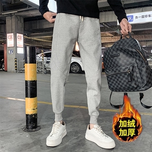 社会精神小伙2022加绒卫裤运动束脚男裤DS-B249-KK91-P58-加绒P68图片