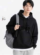 2025年秋季通勤长袖套头十字架时尚通勤简约休闲，女装卫衣/绒衫，花可