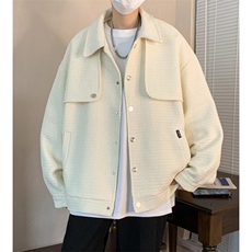 短款男春秋款高级感男装外套oversize夹克JK02880-P75，男装夹克，星座308B-1