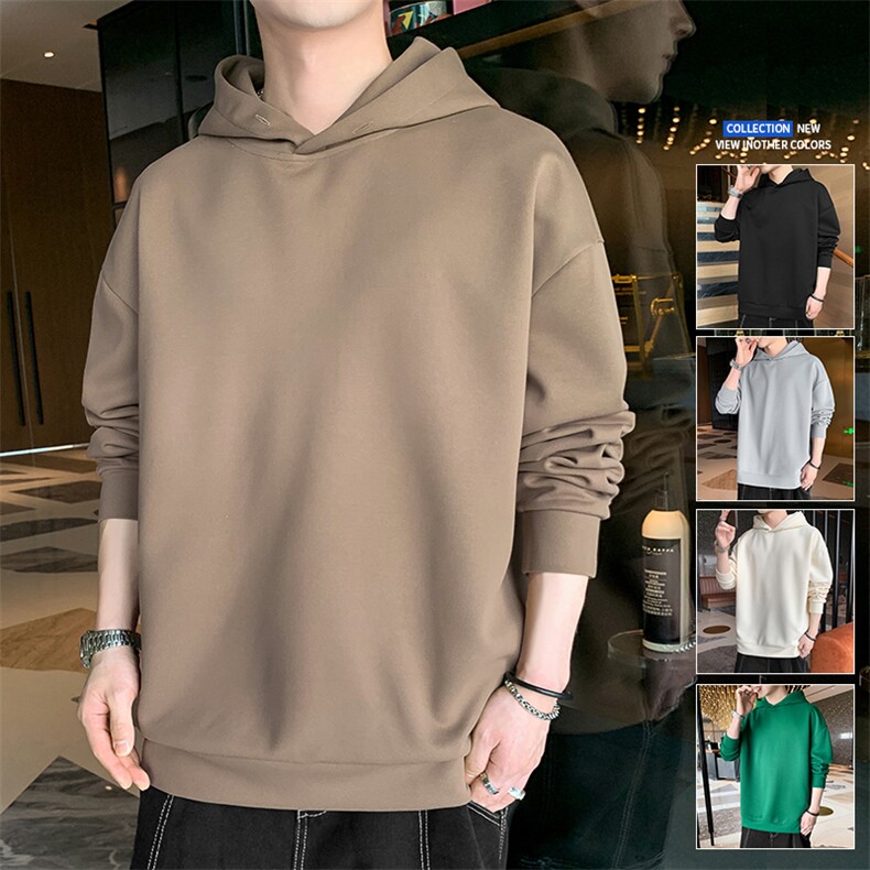 店主风春季新款圆领卫衣男纯色休闲卫衣VE55201-P40图片