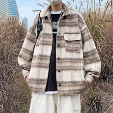 原宿青春流行日常长袖夹克标准翻领单排扣F56P68，男装夹克，星座1116-2