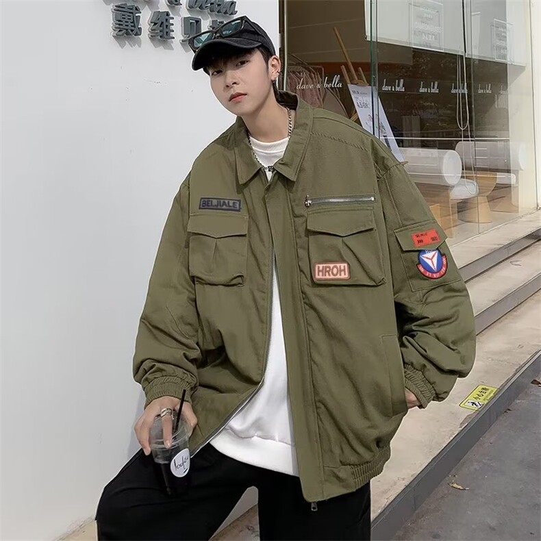 男秋季2023新款长袖加棉夹克外套J9908P73,男装夹克,星座1116-2