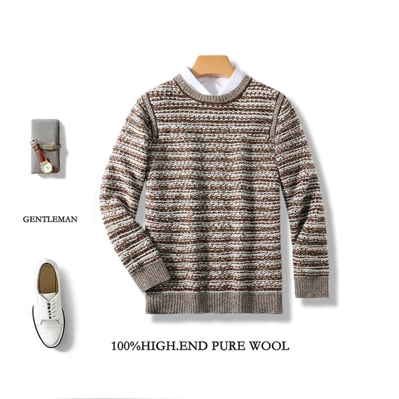 衫男士简约纯色套头毛衣百搭打底针织衫男装，男装羊绒套衫，鼎坤羊绒