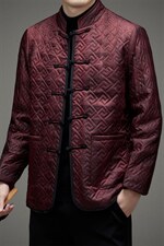 主推唐装男士冬中老年风棉衣加绒棉袄外套MJ7871-P92，男装棉衣，星座1105-3