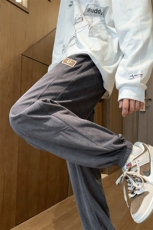 秋季男士灯芯绒运动裤男士宽松束脚休闲裤CK2329P32，女装休闲裤，星座1107