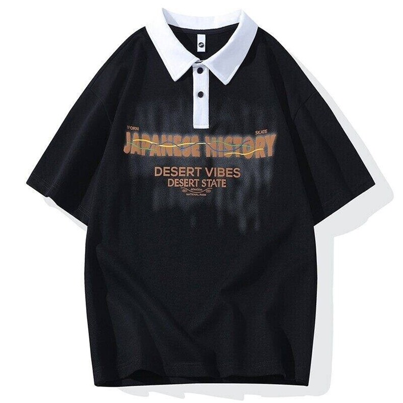 25061-特P40夏季休闲时尚T恤男短袖打底衫学生宽松翻领短袖POLO衫,男装T恤,电商D310B