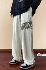 XZ616早秋季新款菠萝格字母发泡休闲裤TY915M-5XL特P30控58，男装休闲裤，星座512A（原616）