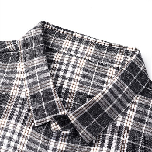 YL6934男士2023年秋季长袖衬衫帅气商务休闲青年免烫修身衬衣P50图片