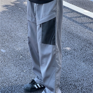 直筒长裤潮时尚潮牌青春流行百搭运动裤宽松型休闲裤图片