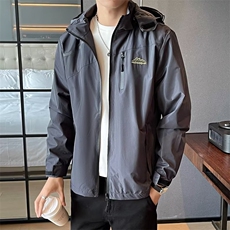 高品质冲锋衣ins店主风秋新休闲潮连帽夹克男外套EM13-P59，男装夹克，星座1109-3