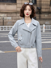 海宁真皮皮衣女高端2025新款爆款宽松时尚气质绵羊皮夹克女士外套，女装皮衣，臻衣坊