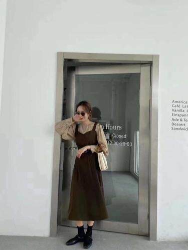 两件套连衣裙，女装连衣裙，贻思茗