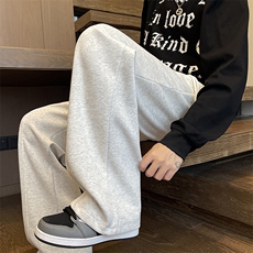 YK86090-P2555%棉45%聚酯纤维高质量重磅卫裤，男装休闲裤，电商A086-1