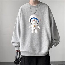 圆领卫衣男大码加厚加绒长袖t恤男S6233-P28加绒款-P33，男装卫衣，电商A040