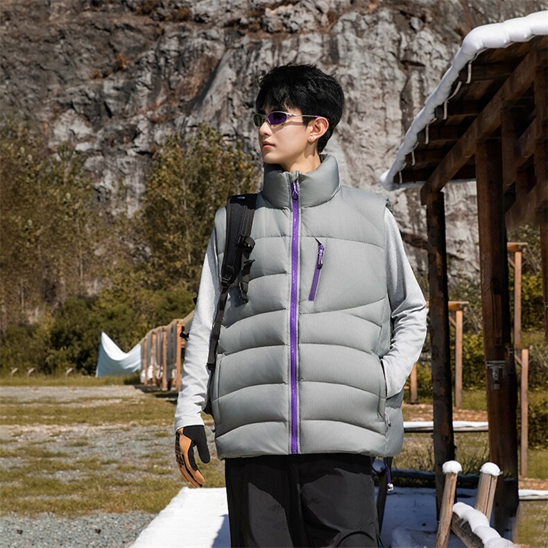 311B-1-YZ-5209-P162控239潮牌厚款羽绒马甲抗皱风防泼水抗静电，女装马甲，星座311B-1