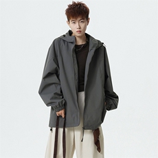 2026春季新款现货连帽夹克男冲锋衣上衣外套DSA157B-JK7980-特P65，男装夹克，电商A157B
