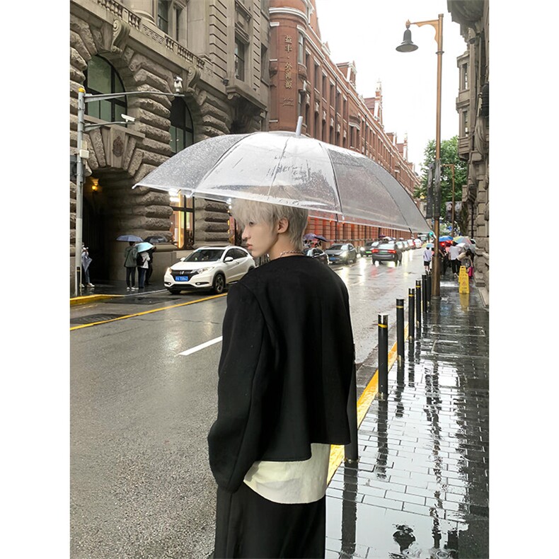 【有货】新中式设计感小香风外套珍珠扣短款夹克JK286特P67,男装夹克,星座908-1