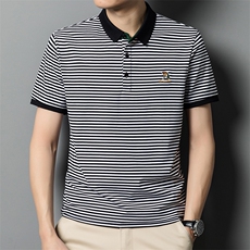 POLO衫男半袖衣服男士体恤衫T恤潮牌休闲翻领爸爸短袖SW521-P63，男装Polo衫，星座1105-3