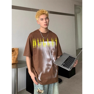 260克纯棉潮牌印花短袖ZX0147-P28图片