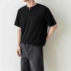 夏打底衫纯色百搭纯色圆领T恤短袖轻熟风A236-82557-特P33，男装T恤，电商A236