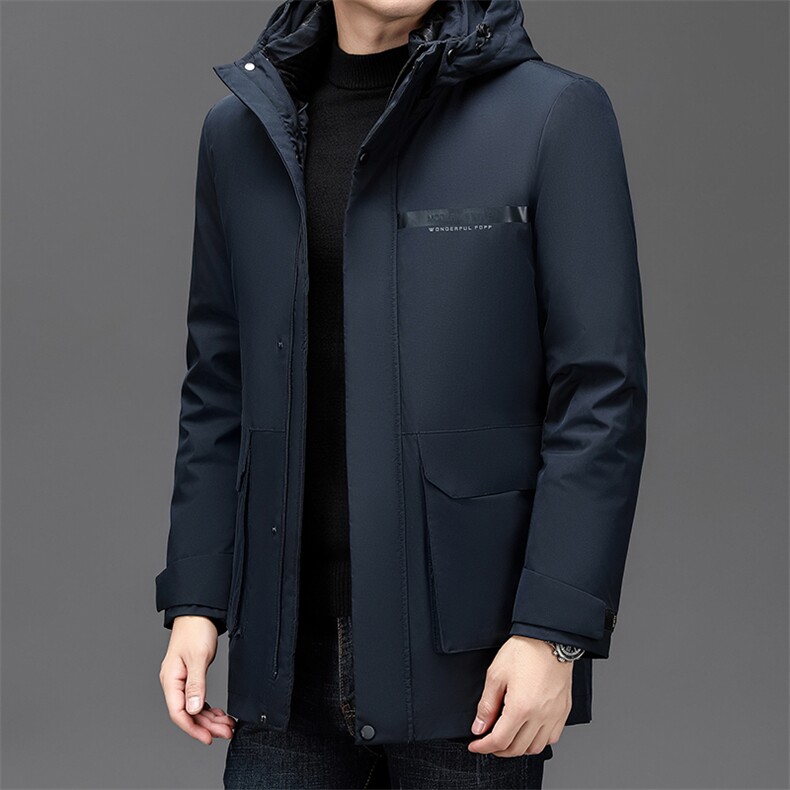 NN8315钱塘2020-3冬季厚款商务休闲简约中年男士羽绒服P215图片