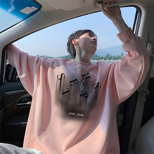 秋季新款潮牌字母印花男wycm-8010 卫衣圆领纯棉 特批28  控49图片