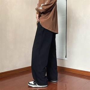 牛仔裤男秋季潮大码休闲裤子高街N1032P38图片