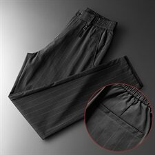 休闲裤男修身秋季薄款商务男士直筒西裤潮流百搭长裤子Z1912，男装西裤，星座509