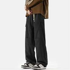 美式机能工装裤男新款潮牌宽松户外速干冲锋裤休闲直筒长裤子，男装工装外套，星座1013