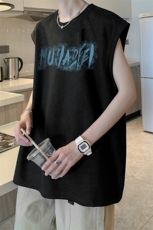 量大优可提供视频2024夏美式麂皮绒背心HD019-1-BP2452-P18，男装背心/马甲，电商019-1