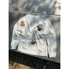 XZ809A/VVV3/P35/控48美式V领硅胶印花肌理感百搭长T恤卫衣，男装T恤，星座809A(原222-1)