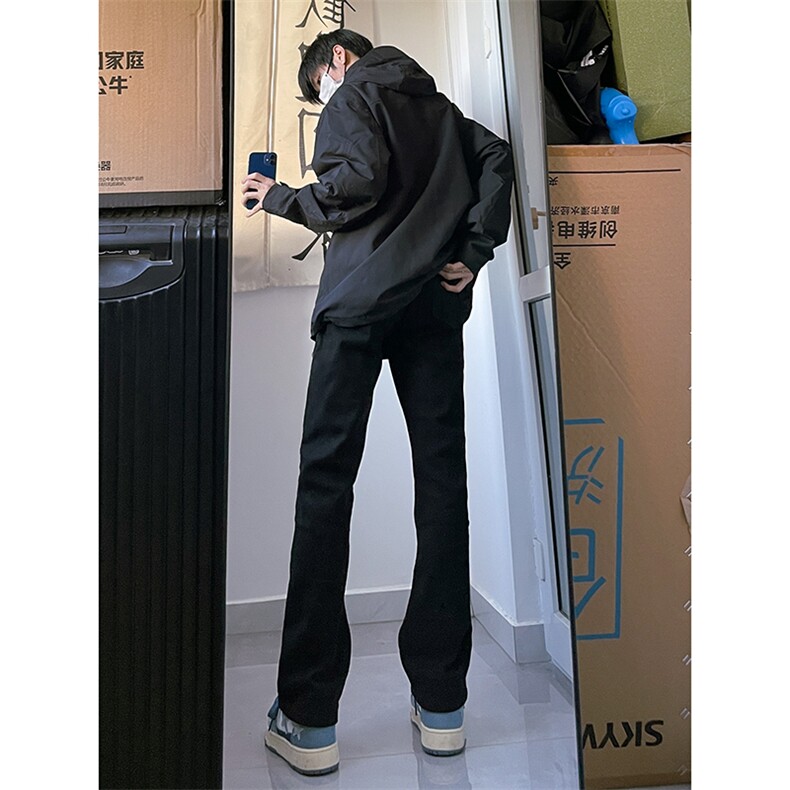 B221美式ins高街暗黑小众修身弹力休闲牛仔裤LK23010-P60控78,男装牛仔裤,电商B221