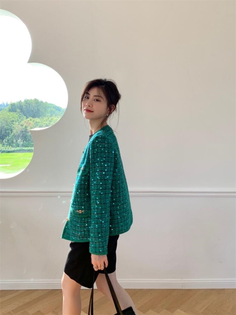 定制亮片面料小香，其它，深度