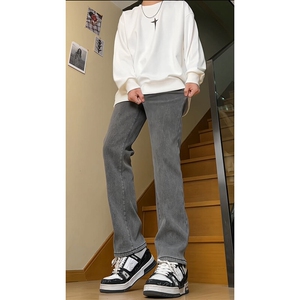 某音品质！加绒加厚牛仔裤修身显瘦 视频切片 常规55加绒65图片