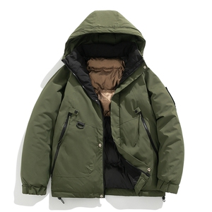 新款棉服石墨烯内里连帽加厚冬装情侣装韩版宽松棉袄MY8852-P105图片